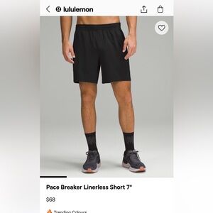 Pace Breaker Short 7” Linerless
